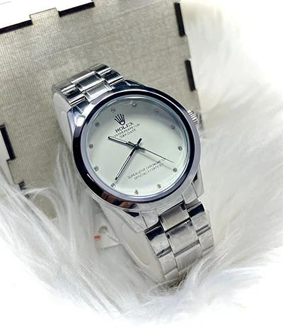 Men Silver Chain New fashion Watch Premium Watch Latest Stainless Steel Watch